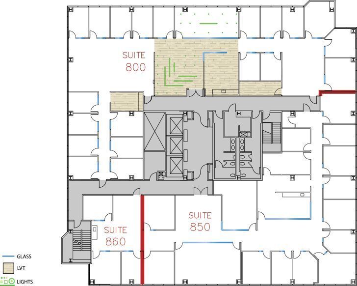 611 Anton Blvd, Costa Mesa, CA à louer Plan d’étage– Image 1 sur 1
