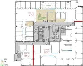 611 Anton Blvd, Costa Mesa, CA à louer Plan d’étage– Image 1 sur 1
