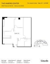3500 Piedmont Rd NE, Atlanta, GA à louer Plan d’étage– Image 1 sur 1