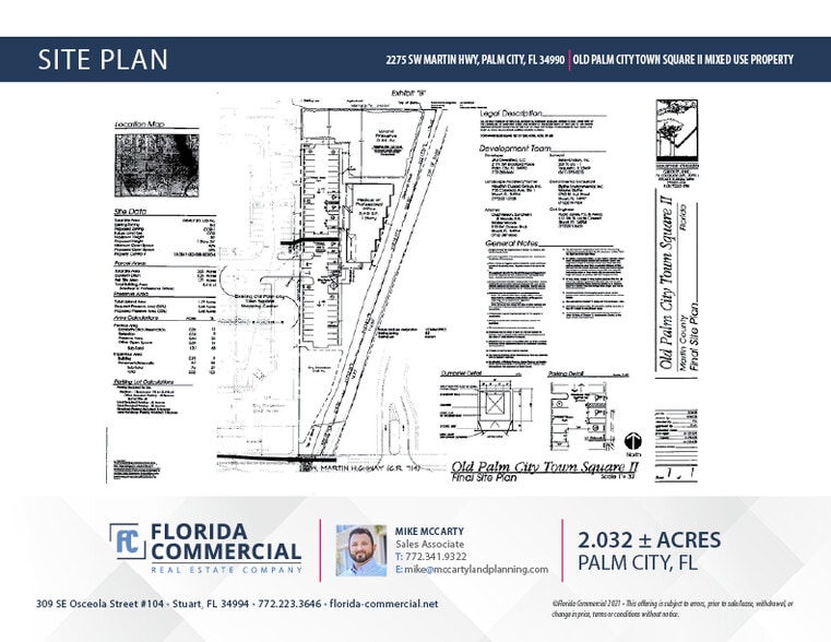 2275 SW Martin Hwy, Palm City, FL à vendre - Plan de site – Image 2 sur 3