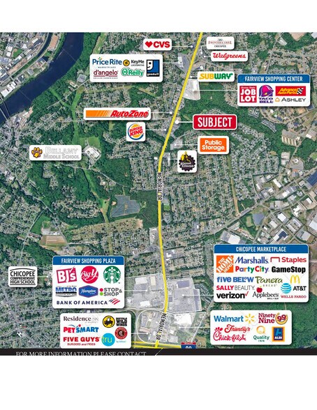 1329 Memorial Dr, Chicopee, MA à vendre - Photo de l’immeuble – Image 2 sur 14