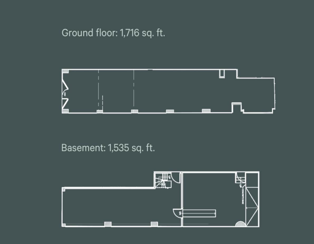 1407-1411 St Crescent, Montréal, QC à louer Plan d’étage– Image 1 sur 1