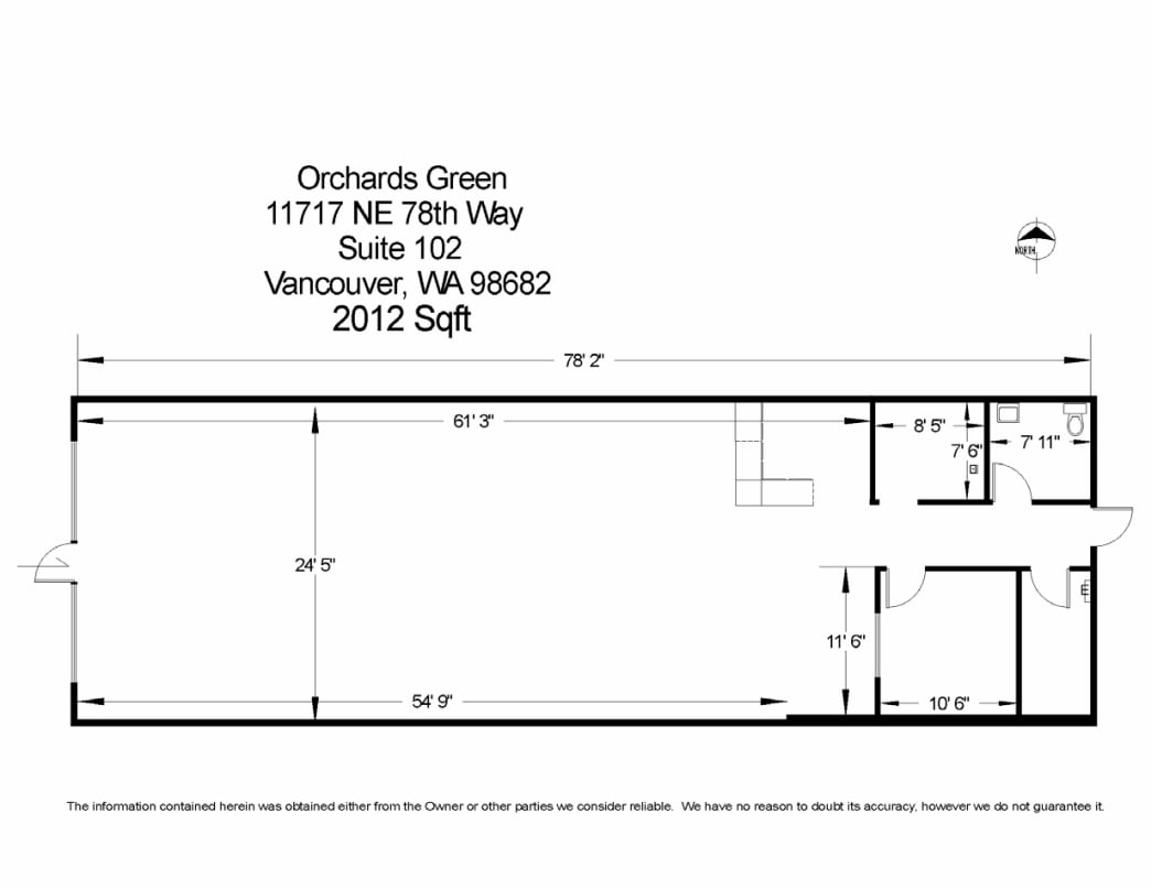 11717 NE 78th Way, Vancouver, WA à louer Plan d’étage– Image 1 sur 1
