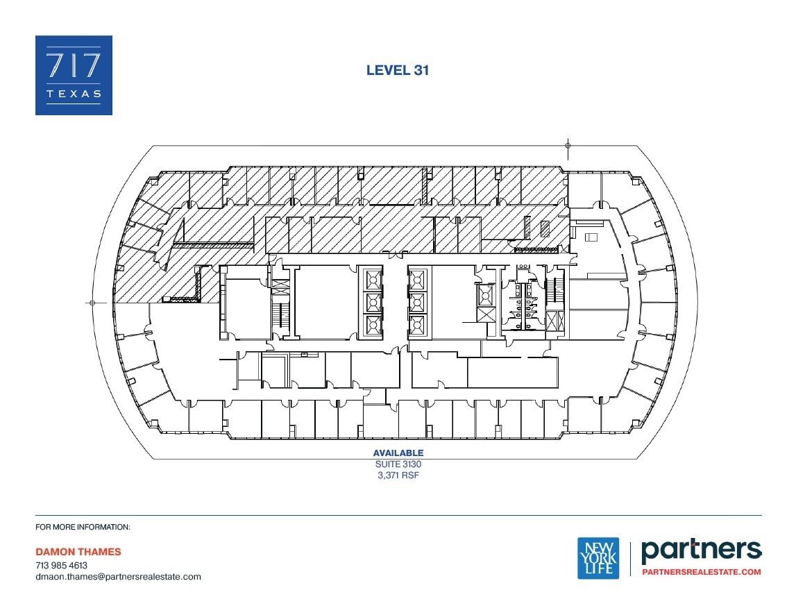 717 Texas Ave, Houston, TX à louer Plan d’étage– Image 1 sur 1