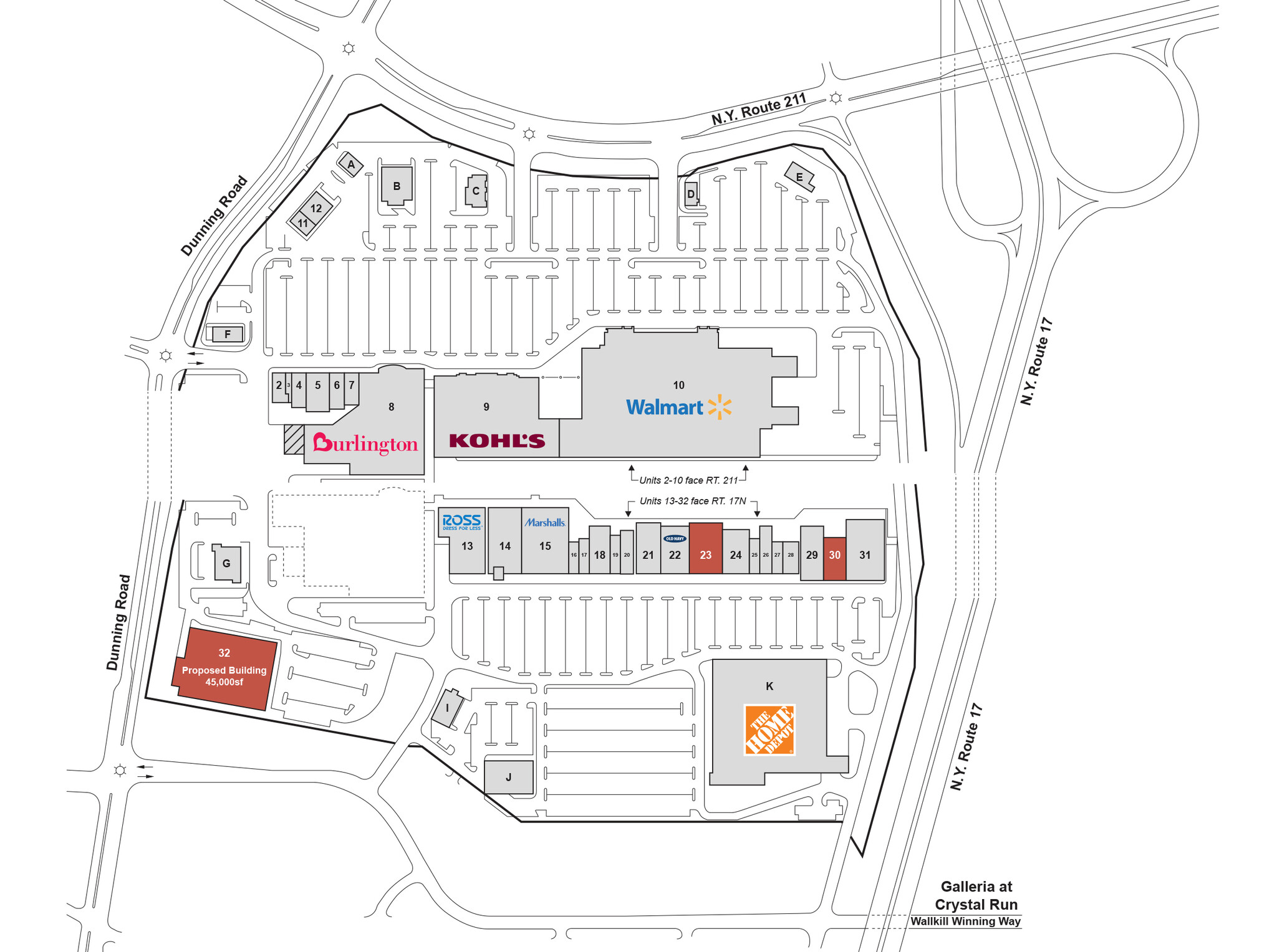 444-470 Route 211 E, Middletown, NY à louer Plan de site– Image 1 sur 1