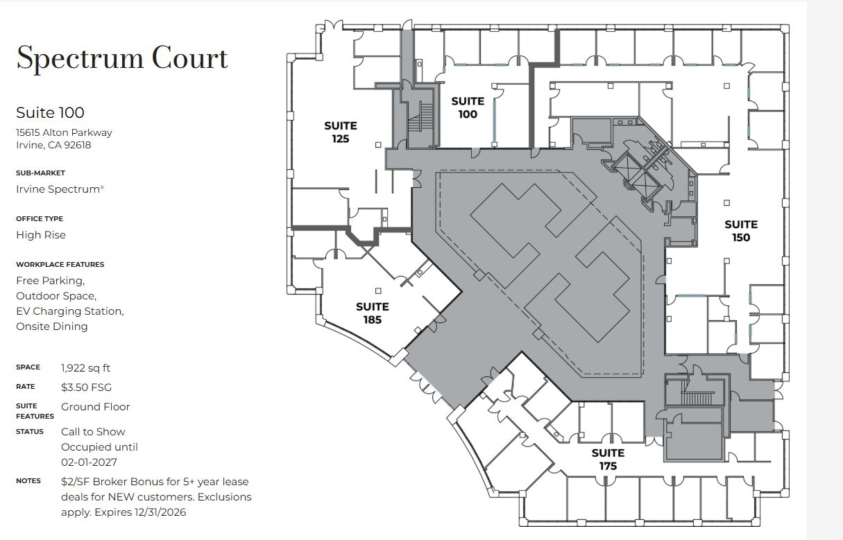 15635 Alton Pky, Irvine, CA à louer Plan d’étage– Image 1 sur 1