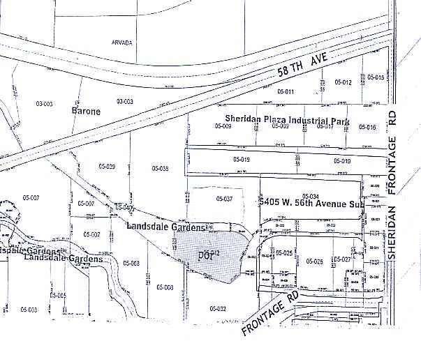 5545 W 56th Ave, Arvada, CO à louer - Plan cadastral – Image 2 sur 49