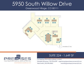 5950 S Willow Dr, Greenwood Village, CO à louer Plan d’étage– Image 1 sur 1