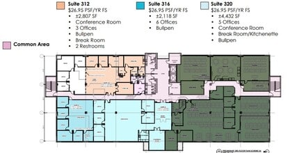 963 N Gilbert Rd, Gilbert, AZ à louer Plan d’étage– Image 1 sur 1