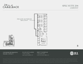 2375 E Camelback Rd, Phoenix, AZ à louer Plan d’étage– Image 1 sur 1