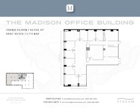 1155 15th St NW, Washington, DC à louer Plan d’étage– Image 1 sur 1