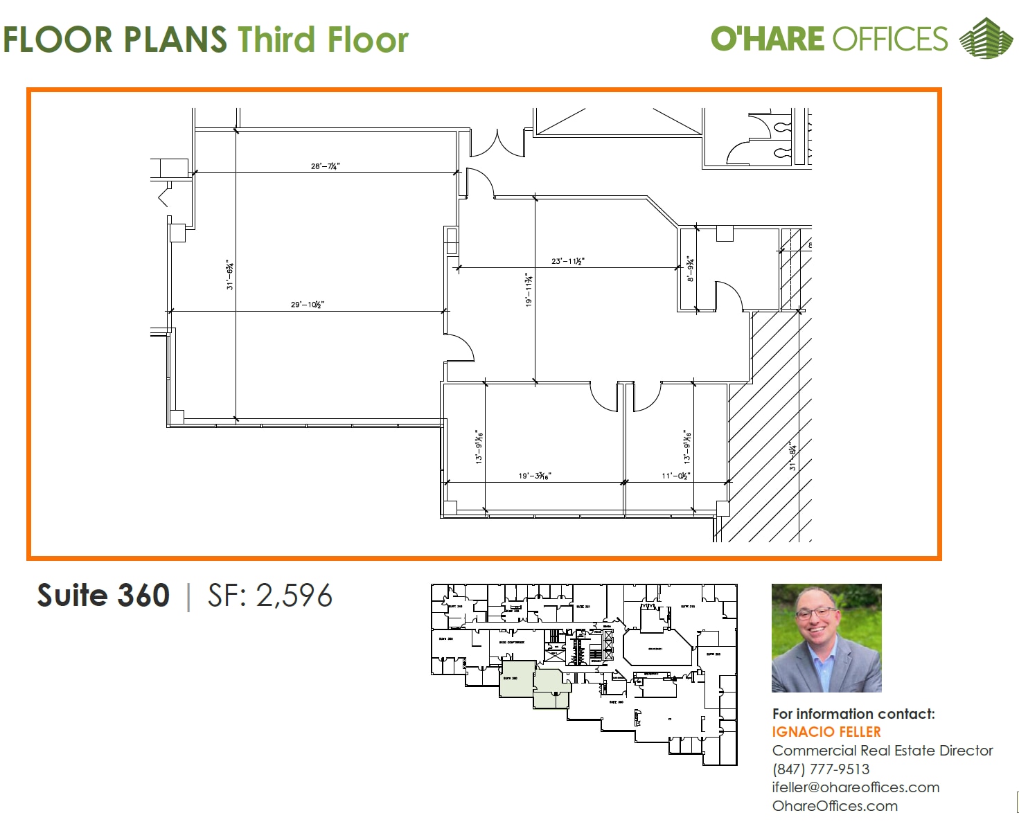 1011 E Touhy Ave, Des Plaines, IL à louer Plan d’étage– Image 1 sur 1