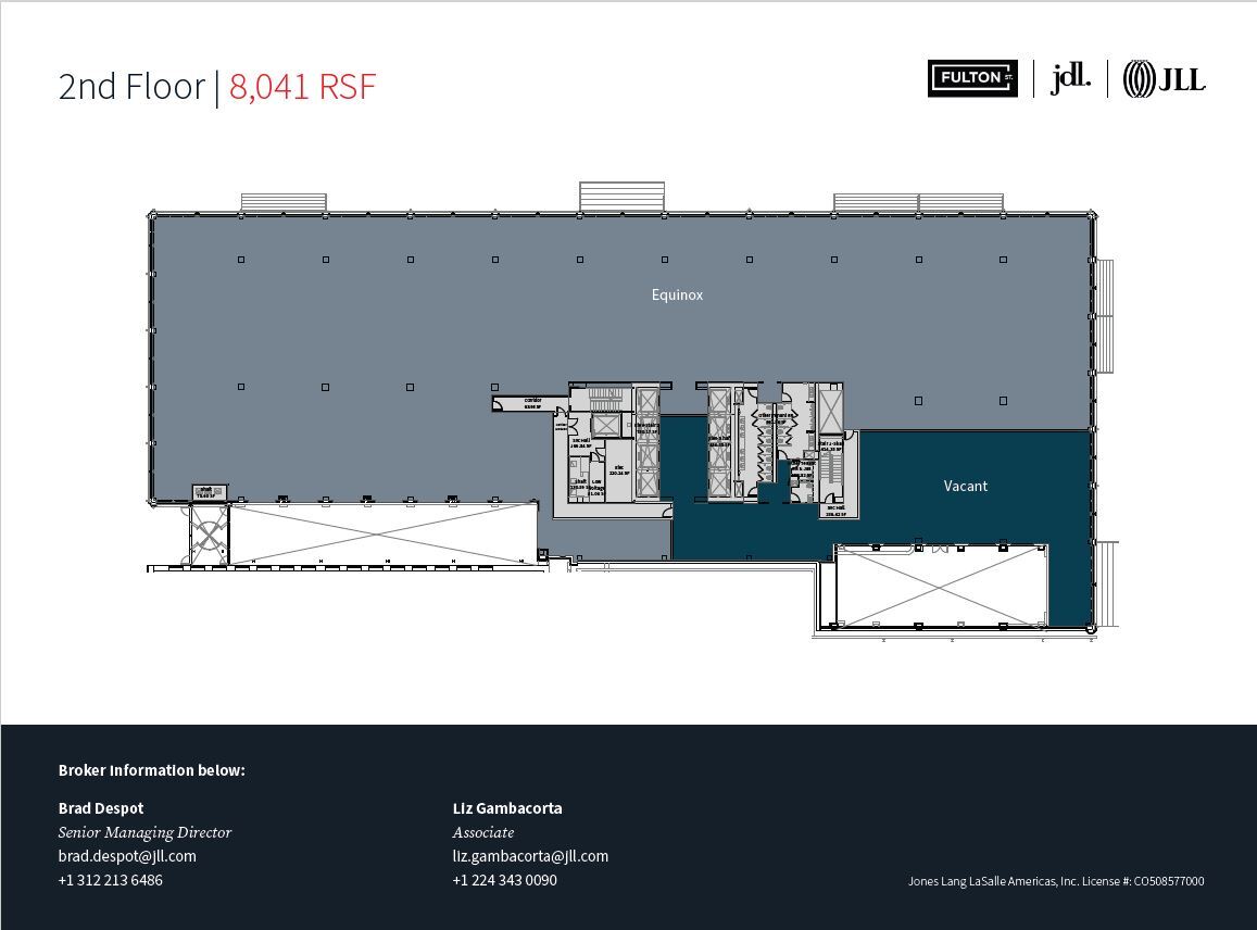 919 W Fulton Market, Chicago, IL à louer Plan d’étage– Image 1 sur 2