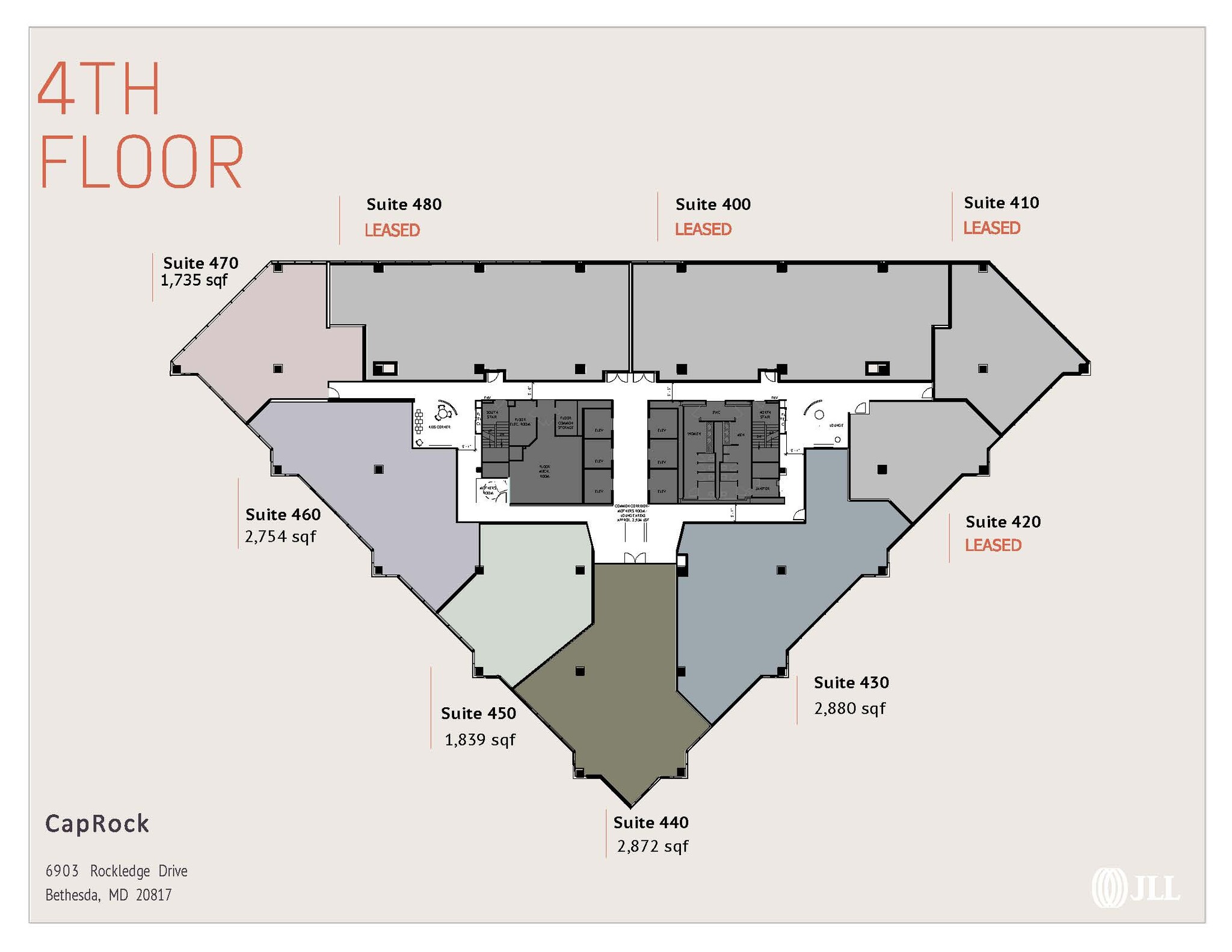 6903 Rockledge Dr, Bethesda, MD à louer Plan d’étage– Image 1 sur 1