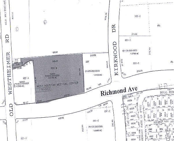 12000 Richmond Ave, Houston, TX à louer - Plan cadastral – Image 2 sur 13