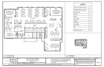 16 Court St, Brooklyn, NY à louer Plan d’étage– Image 1 sur 2