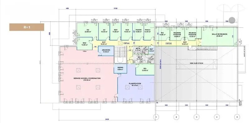 Local d’activités dans Saint-Priest à louer - Plan d’étage – Image 2 sur 3