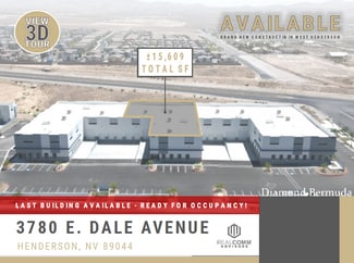 Plus de détails pour 3780 E Dale Ave, Henderson, NV - Industriel/Logistique à louer