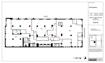620 Boul René Lévesque O, Montréal, QC à louer Plan d’étage– Image 1 sur 1