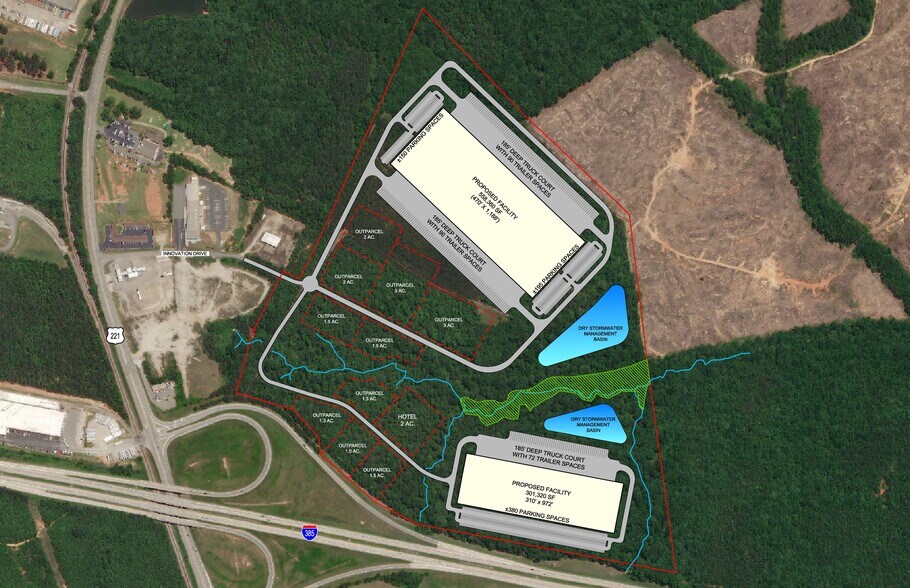 Innovation Drive, Laurens, SC à vendre - Plan de site – Image 3 sur 4