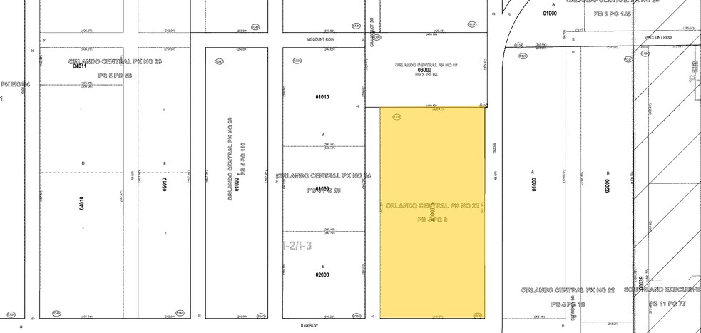 7575 Chancellor Dr, Orlando, FL à louer - Plan cadastral – Image 2 sur 8