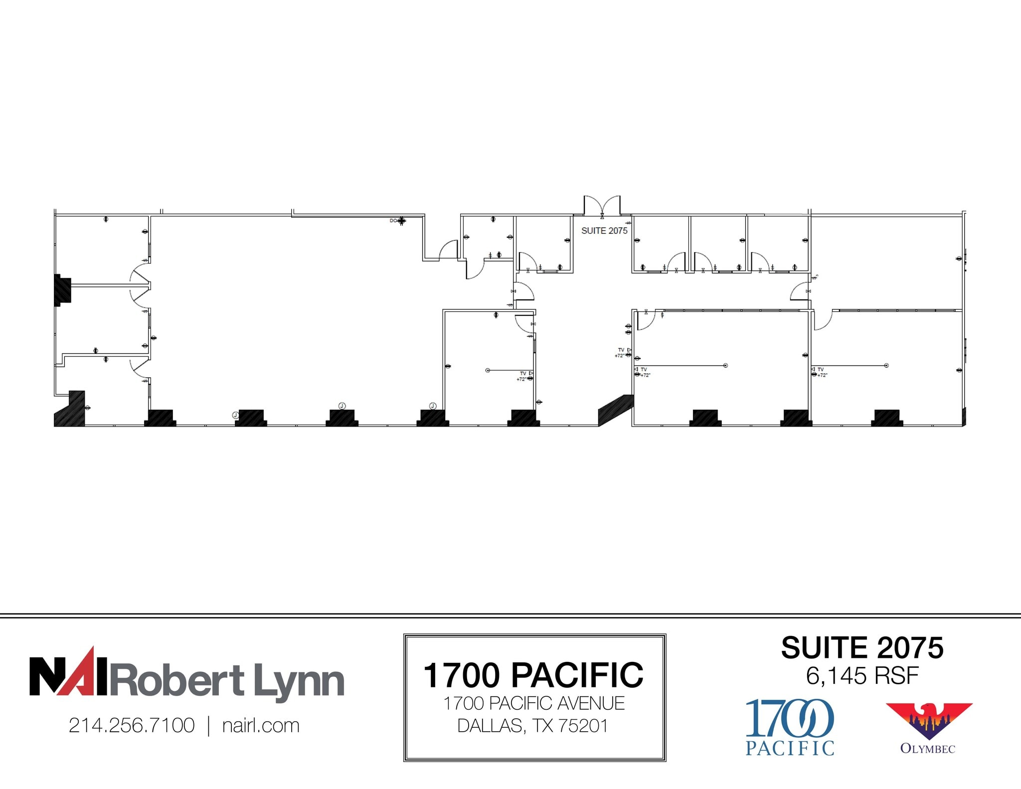 1700 Pacific Ave, Dallas, TX à louer Plan d’étage– Image 1 sur 2