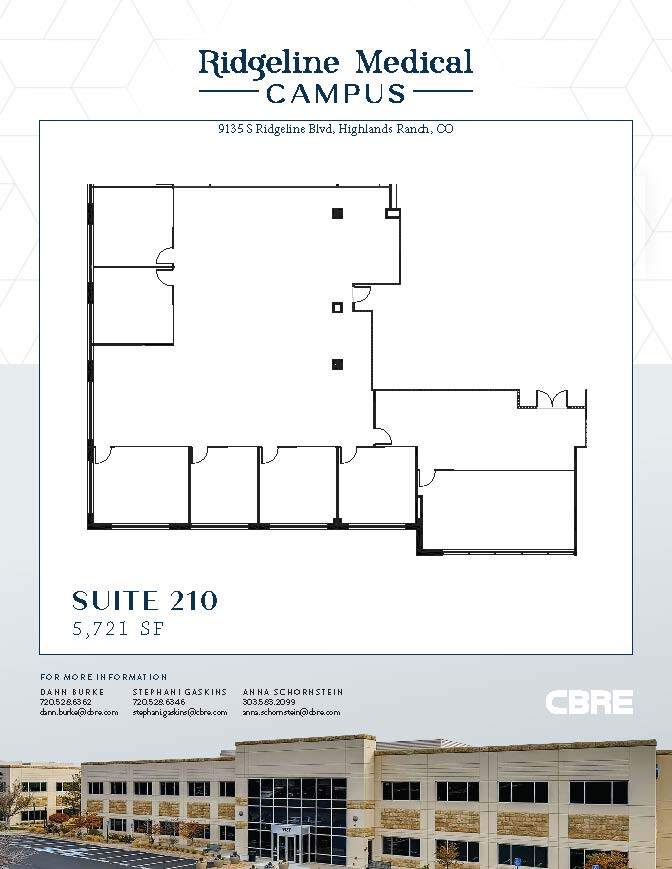 9135 S Ridgeline Blvd, Highlands Ranch, CO à louer Plan d’étage– Image 1 sur 3