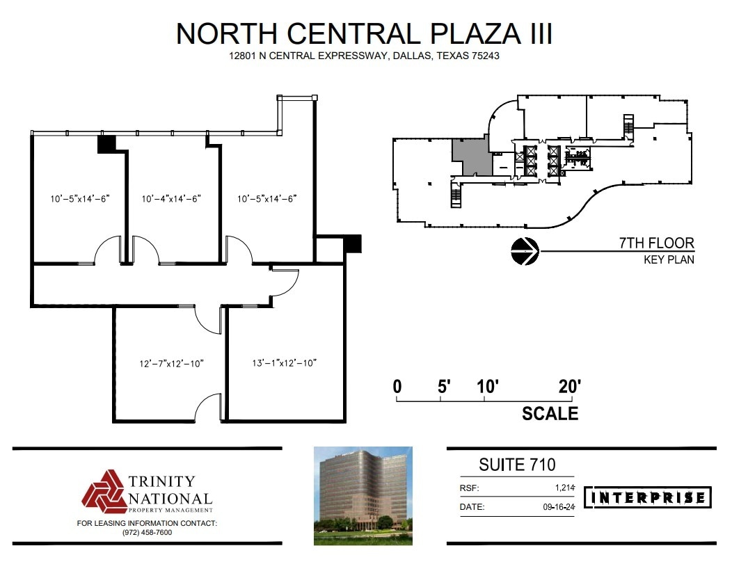 12801 N Central Expy, Dallas, TX à louer Plan d’étage– Image 1 sur 1