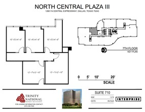 12801 N Central Expy, Dallas, TX à louer Plan d’étage– Image 2 sur 2