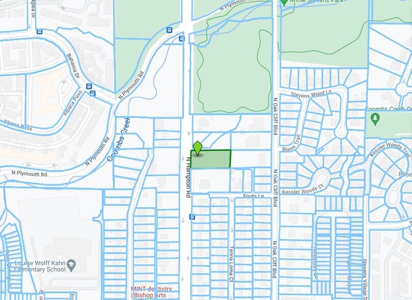 814 N. Hampton Road, Dallas, TX à vendre - Plan cadastral – Image 3 sur 3