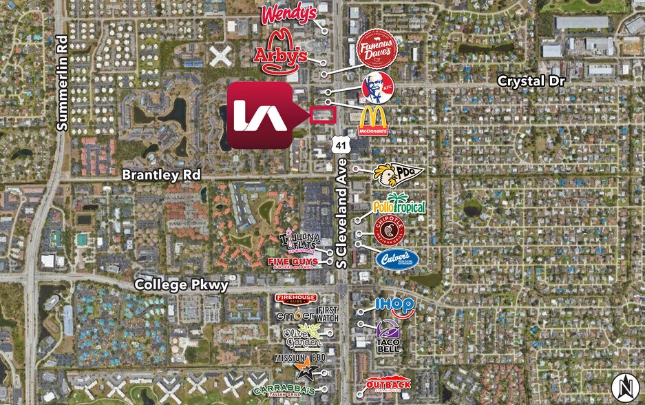 12300 S Cleveland Ave, Fort Myers, FL à vendre - Aérien – Image 1 sur 2
