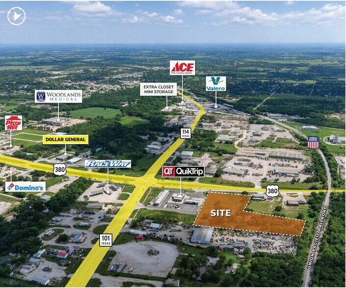 Hwy 380, Bridgeport, TX à vendre - Aérien – Image 2 sur 5