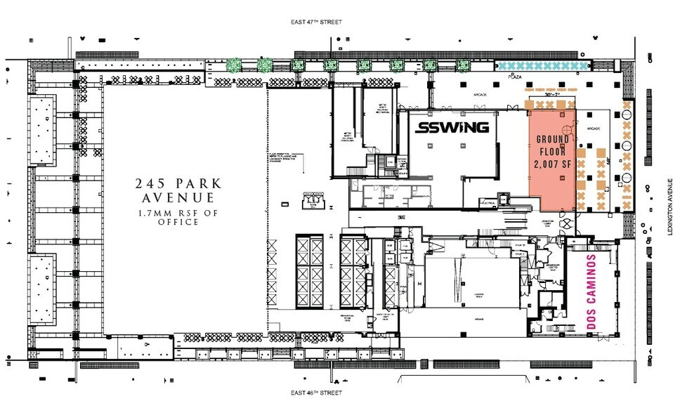 480 Lexington Ave, New York, NY à louer - Plan d’étage – Image 2 sur 14