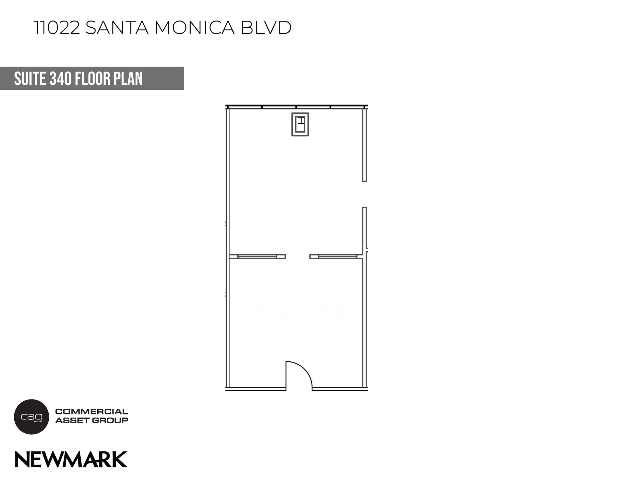 11022 Santa Monica Blvd, Los Angeles, CA à louer Plan d’étage– Image 1 sur 4