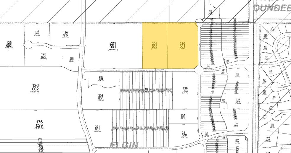 2450-2520 Northwest Pky, Elgin, IL à louer - Plan cadastral – Image 2 sur 8