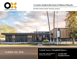 Plus de détails pour 407 W Osborn Rd, Phoenix, AZ - Bureau à louer