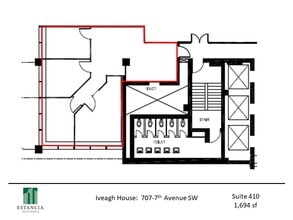 707 7th Ave SW, Calgary, AB à louer Plan d’étage– Image 1 sur 7