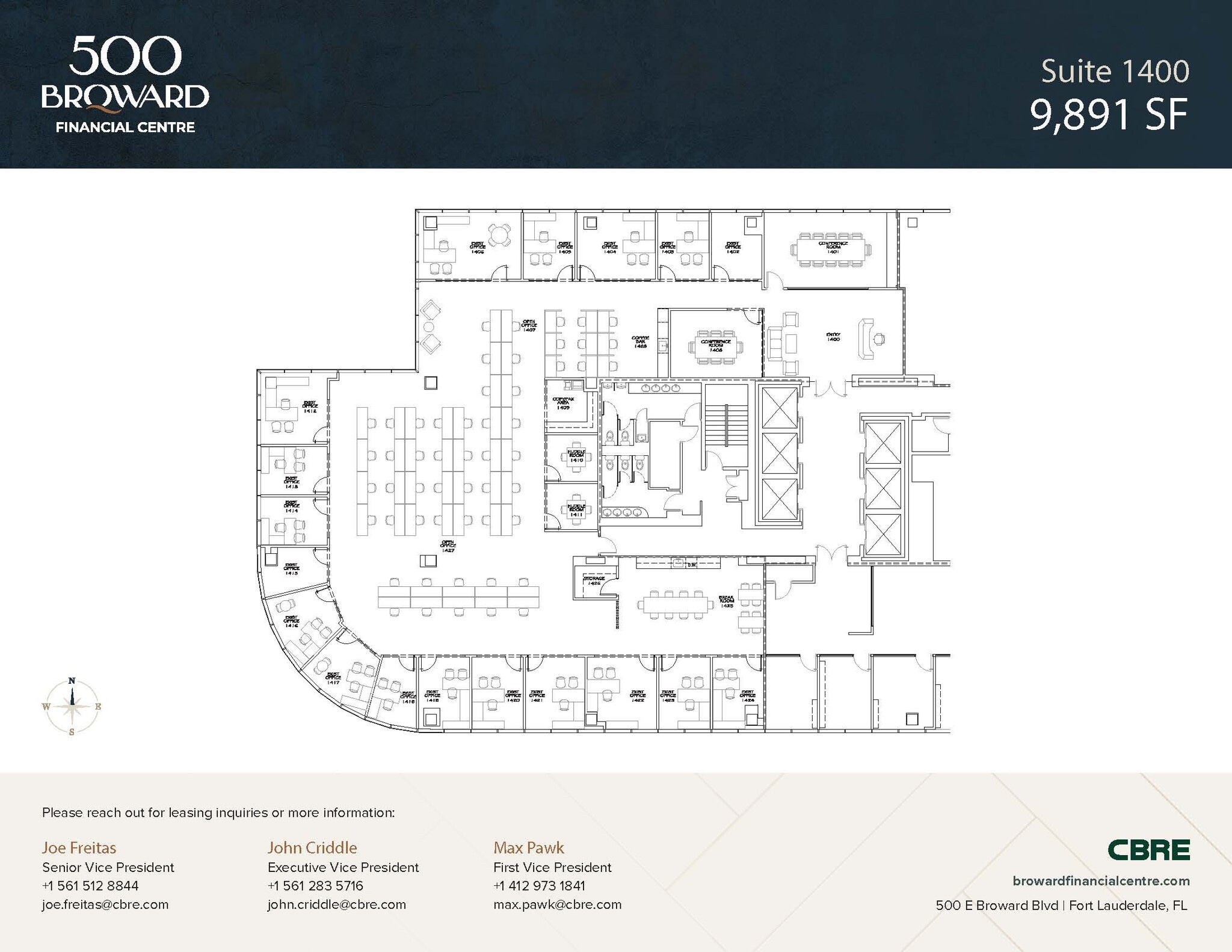 500 E Broward Blvd, Fort Lauderdale, FL à louer Photo intérieure– Image 1 sur 1