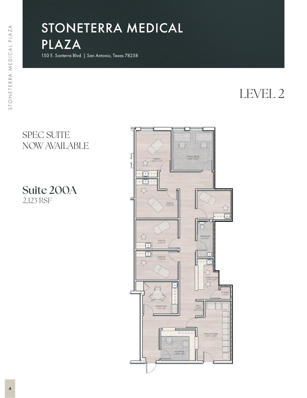 150 E Sonterra Blvd, San Antonio, TX à louer Plan d’étage– Image 1 sur 1