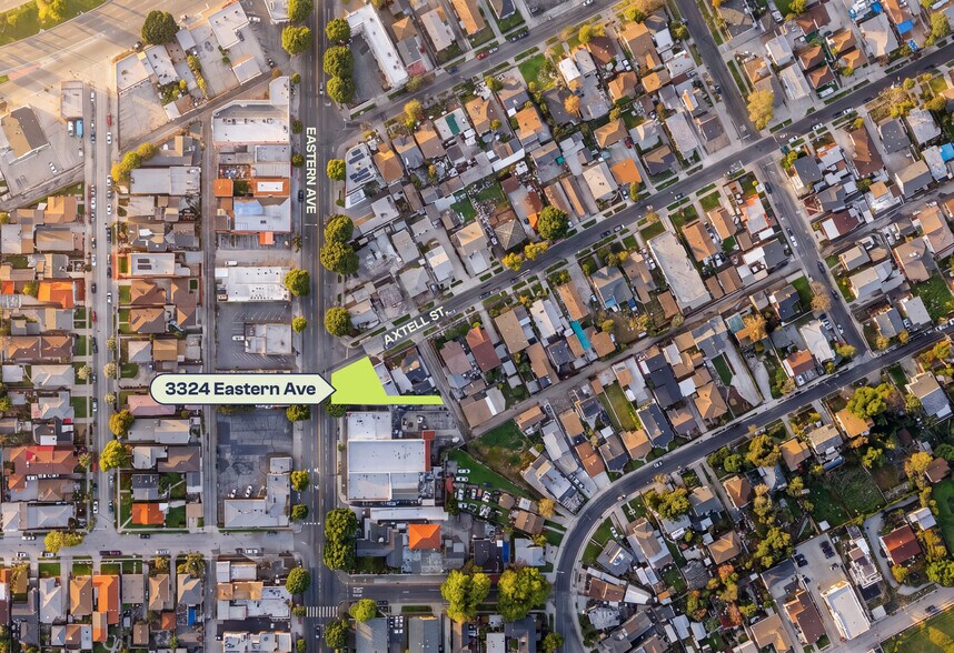 3324 Eastern Ave, Los Angeles, CA à vendre - Aérien – Image 2 sur 5