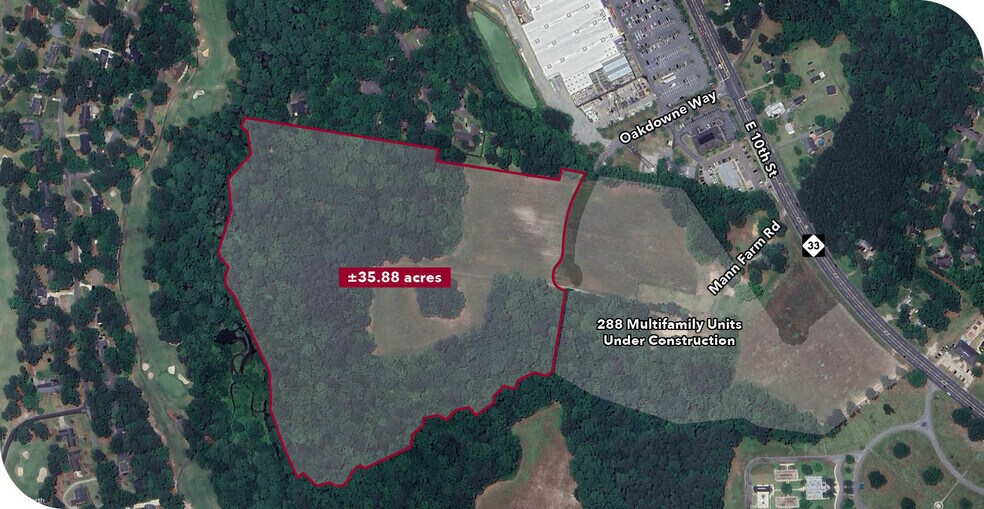 0 Mann Farm Rd, Greenville, NC à vendre - Aérien – Image 2 sur 4