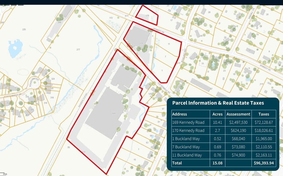 170 Kennedy Rd, Windsor, CT à vendre - Plan cadastral – Image 3 sur 3