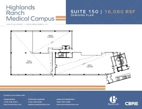 630 Plaza Dr, Highlands Ranch, CO à louer Plan d’étage– Image 2 sur 2