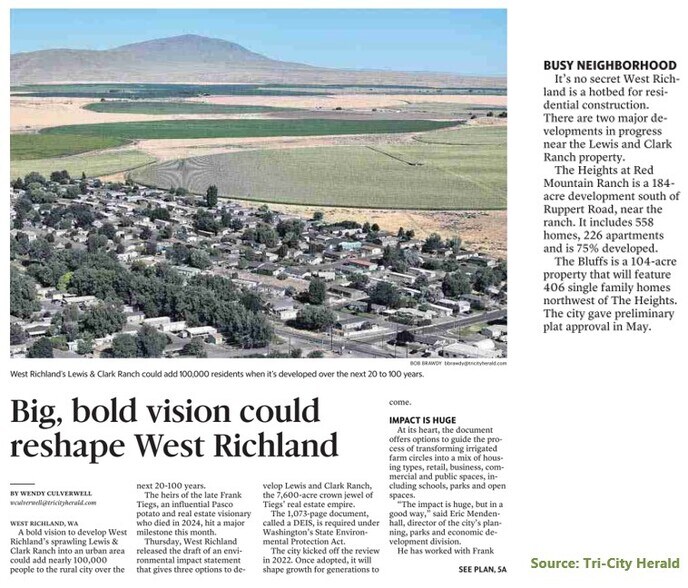 TBD Ruppert Road, West Richland, WA à vendre - Photo de l’immeuble – Image 2 sur 2