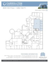 8201 Corporate Dr, Landover, MD à louer Plan d’étage– Image 1 sur 2