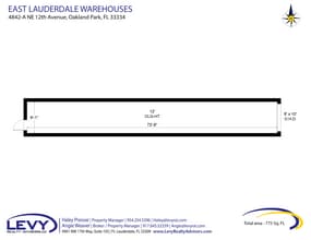 4861-4875 NE 12th Ave, Fort Lauderdale, FL à louer Plan d’étage– Image 1 sur 2