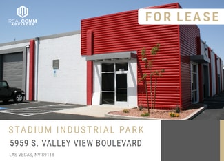 Plus de détails pour 5959 Valley View Blvd, Las Vegas, NV - Industriel/Logistique à louer