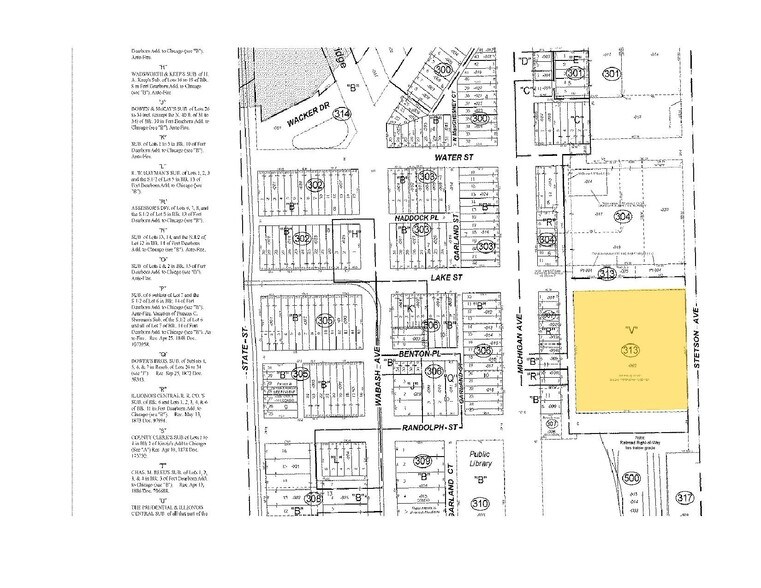 130 E Randolph St, Chicago, IL à louer - Plan cadastral – Image 2 sur 26