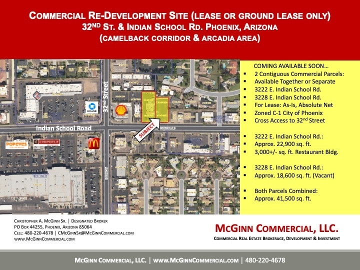 3228 E Indian School Rd, Phoenix, AZ à louer - Photo principale – Image 1 sur 1