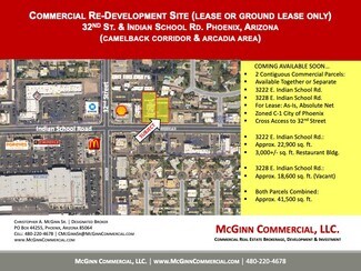 Plus de détails pour 3228 E Indian School Rd, Phoenix, AZ - Terrain à louer